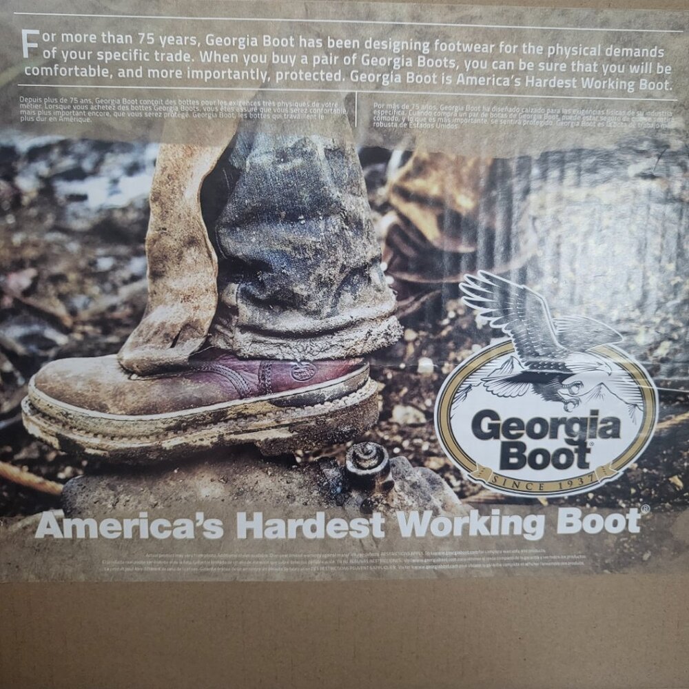 Georgia Boots  size 12w NWT  brand new - Picture 8 of 10